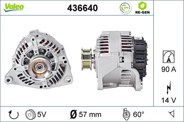 Генератор - 436640 VALEO