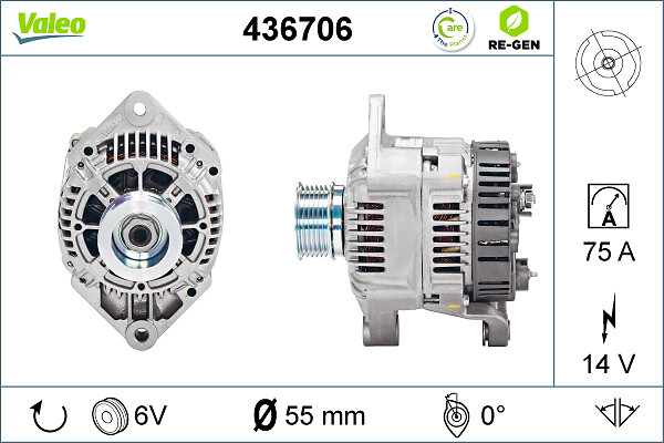 Generator - 436706 VALEO