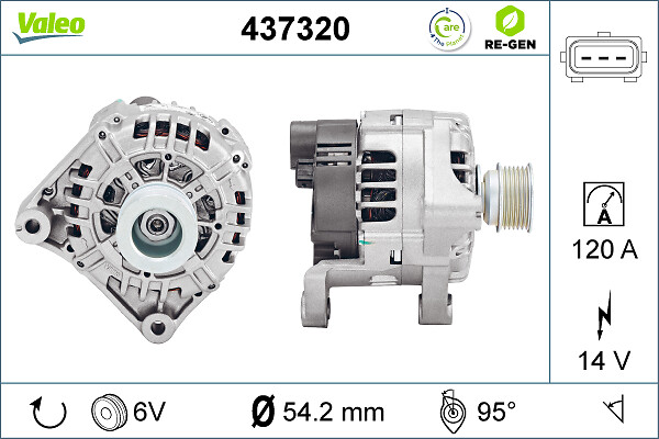 Alternatore - 437320 VALEO