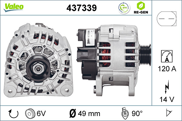 Generator - 437339 VALEO