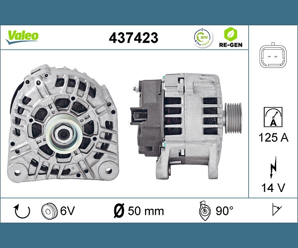 Alternatore - 437423 VALEO
