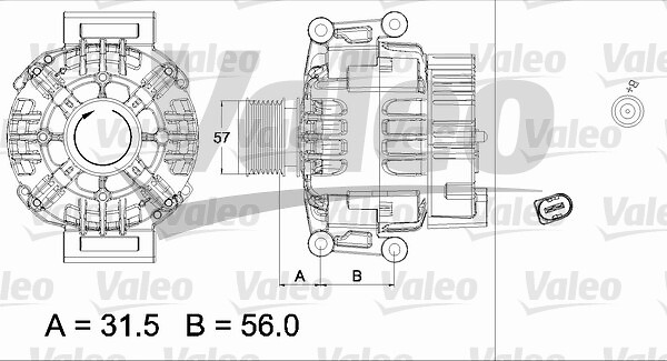 Alternatore - 437430 VALEO