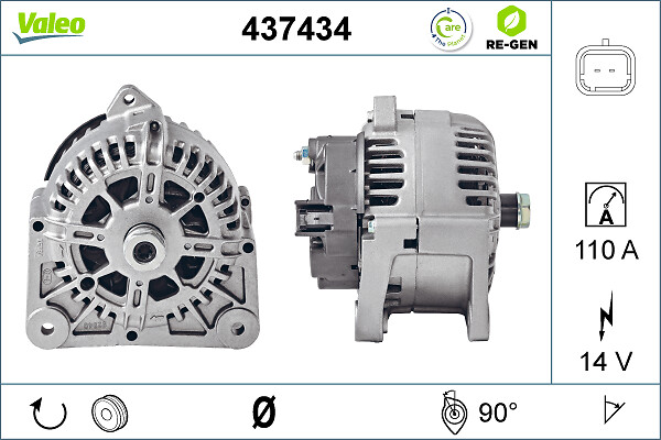 Generator - 437434 VALEO