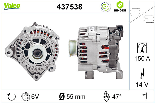 Alternatore - 437538 VALEO