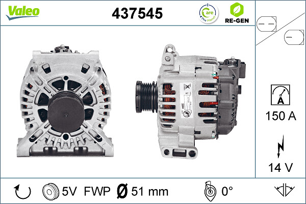 Alternatore - 437545 VALEO