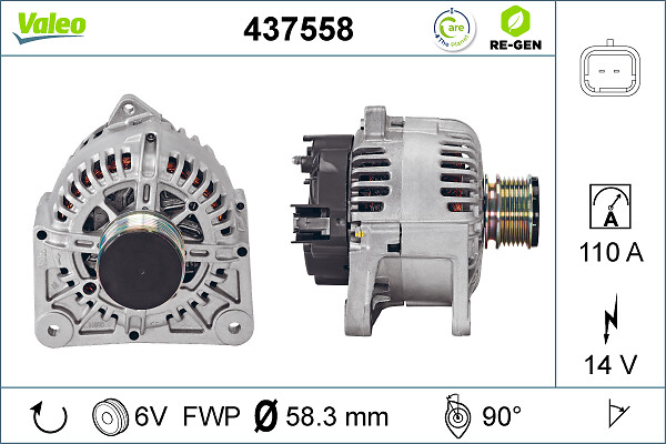 Alternatore - 437558 VALEO