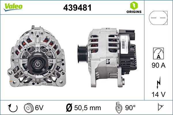 Alternator - 439481 VALEO