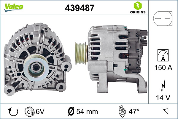 Alternatore - 439487 VALEO