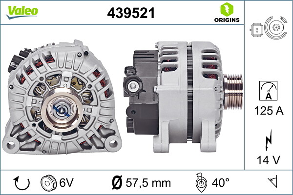 Alternatore - 439521 VALEO