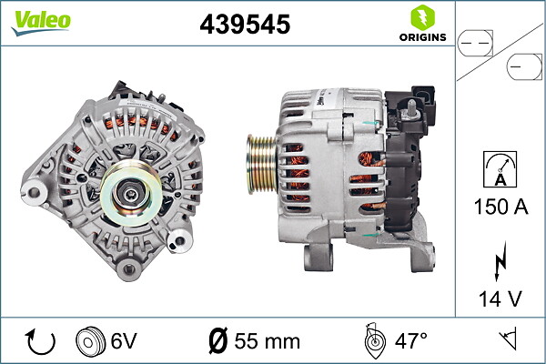 Alternatore - 439545 VALEO