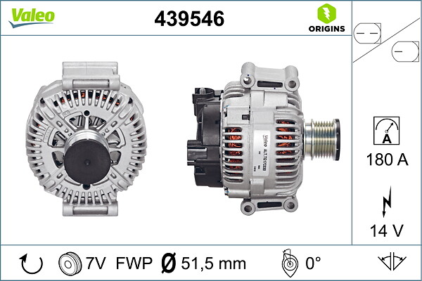 Генератор - 439546 VALEO