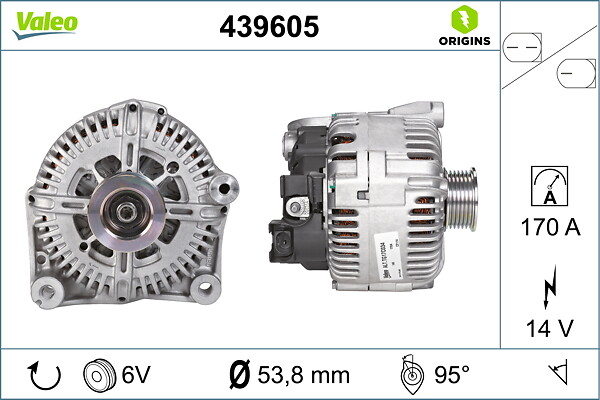 Alternatore - 439605 VALEO