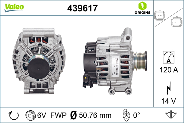 Alternatore - 439617 VALEO