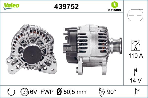 Alternatore - 439752 VALEO