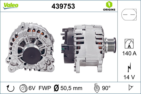 Alternatore - 439753 VALEO