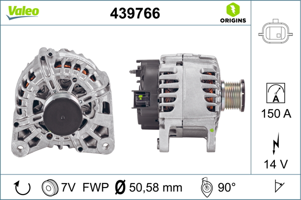 Alternatore - 439766 VALEO