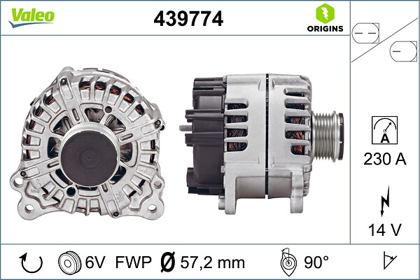 Alternatore - 439774 VALEO