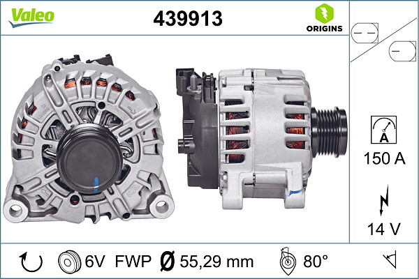 Alternator - 439913 VALEO