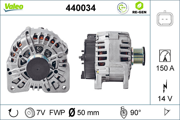 Alternatore - 440034 VALEO