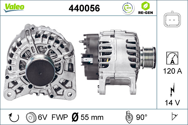 Alternator - 440056 VALEO