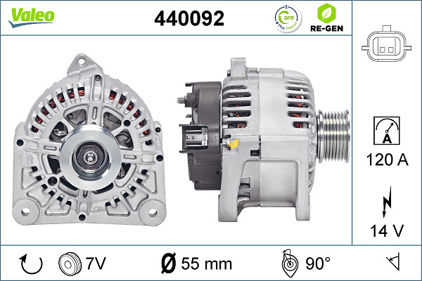 Alternatore - 440092 VALEO