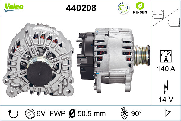 Alternator - 440208 VALEO