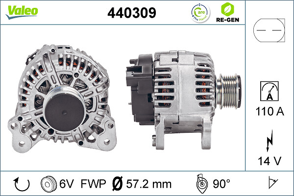 Alternator - 440309 VALEO