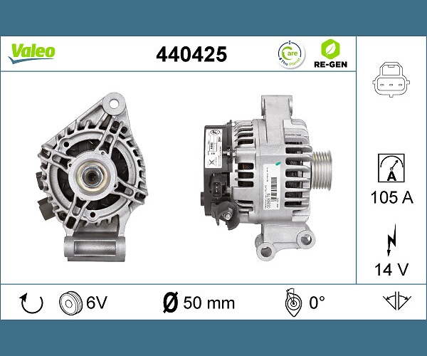 Alternatore - 440425 VALEO