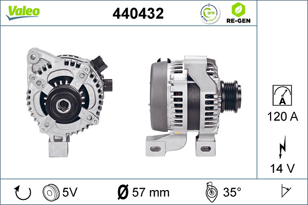 Alternatore - 440432 VALEO