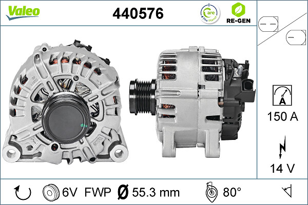 Alternator - 440576 VALEO