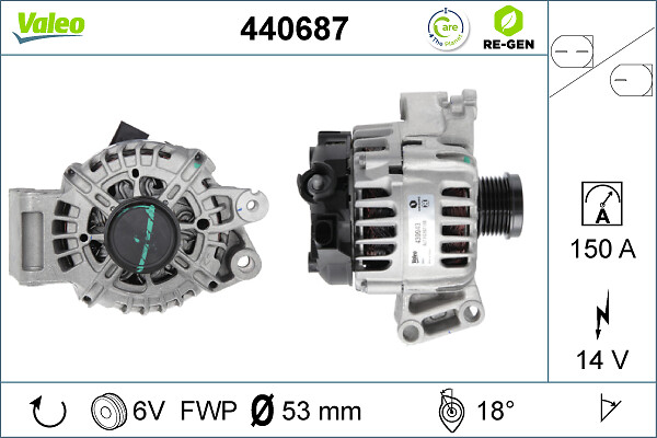 Alternatore - 440687 VALEO