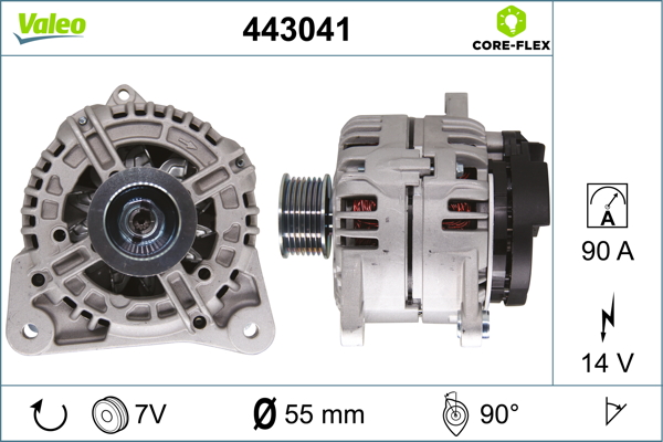 Генератор - 443041 VALEO