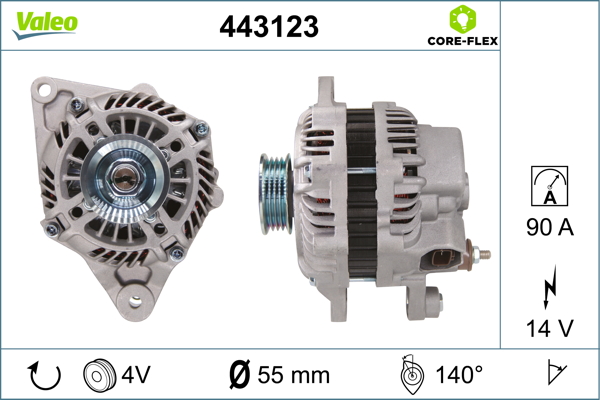 Генератор - 443123 VALEO