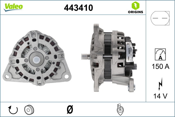 Alternatore - 443410 VALEO