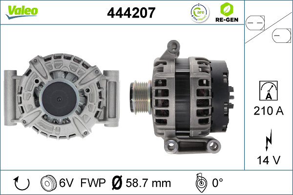Generator - 444207 VALEO