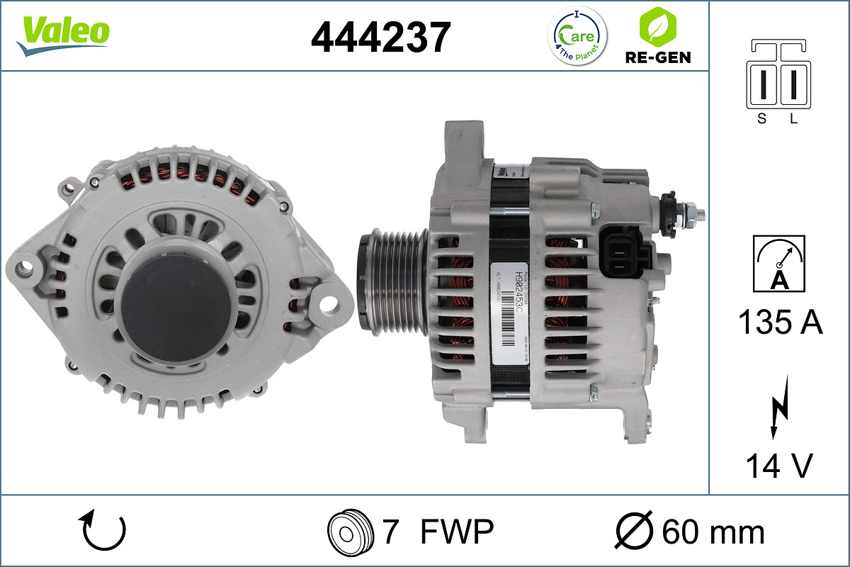 Alternatore - 444237 VALEO