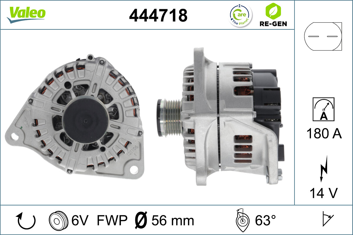 Alternatore - 444718 VALEO