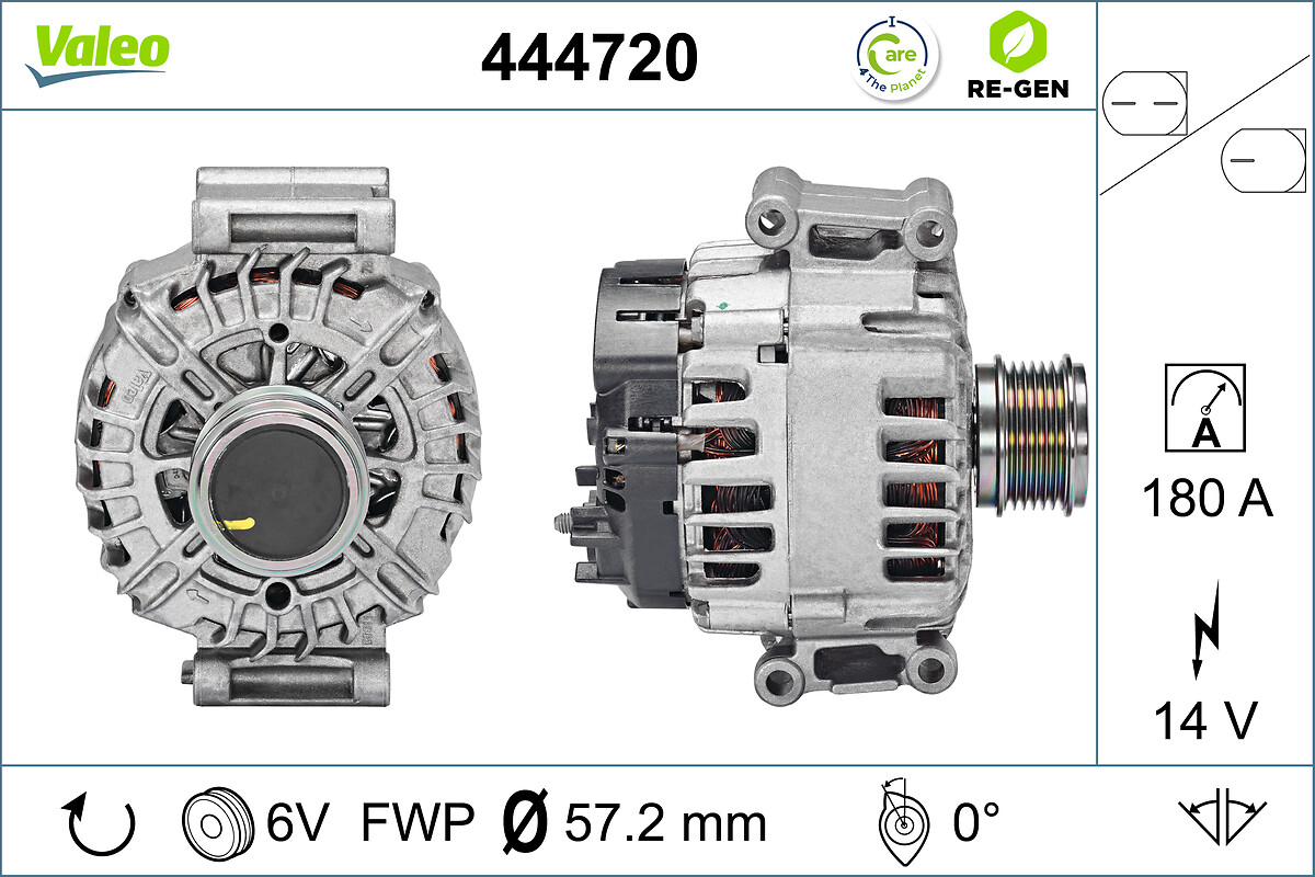 Alternatore - 444720 VALEO