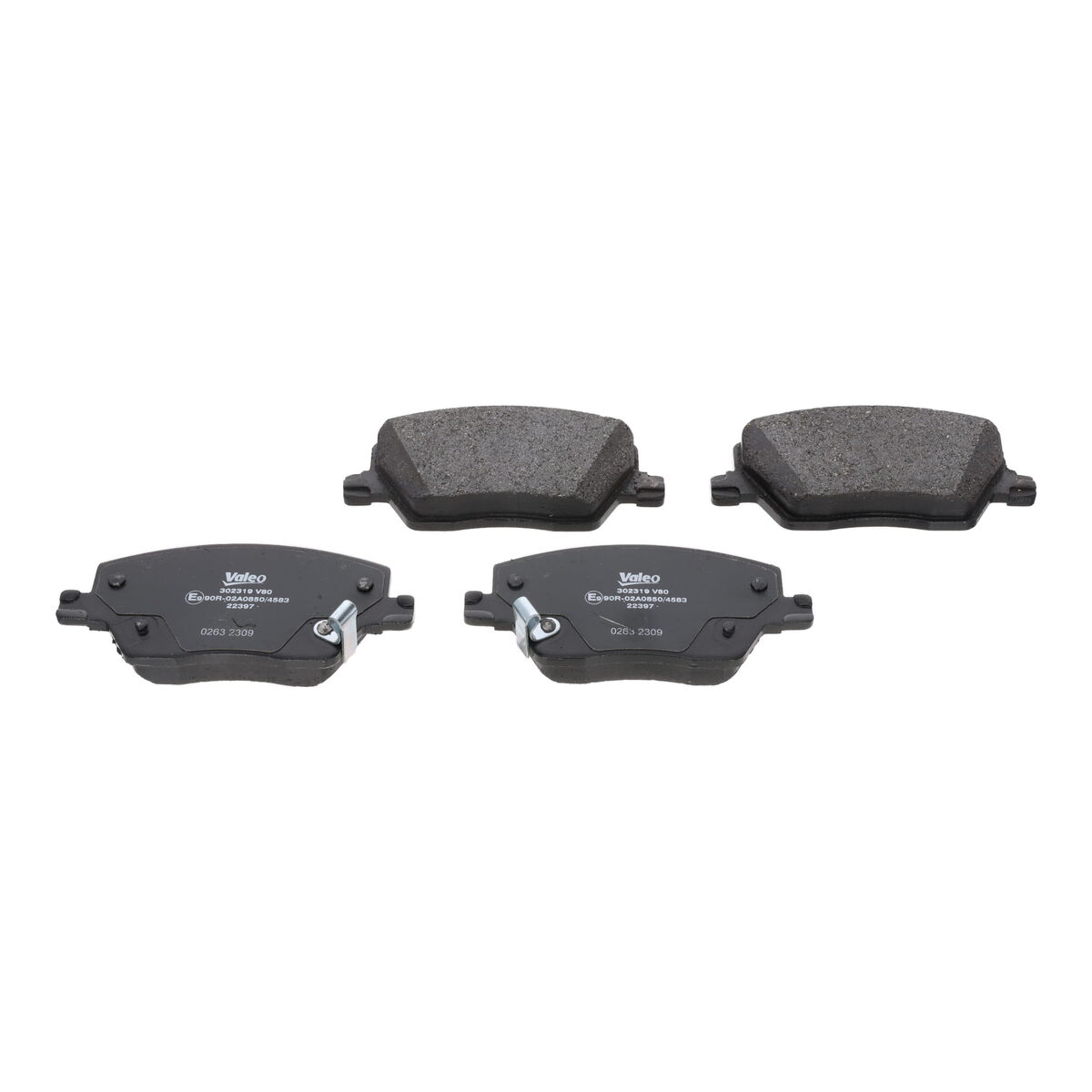 Brake Pad Set, disc brake - 302319 VALEO