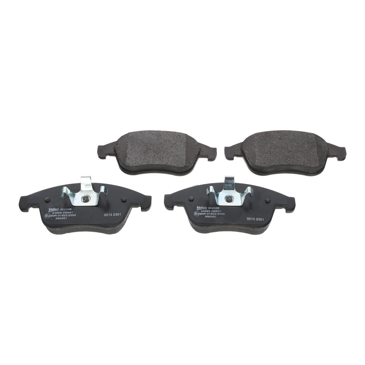 Brake Pad Set, disc brake - 302438 VALEO