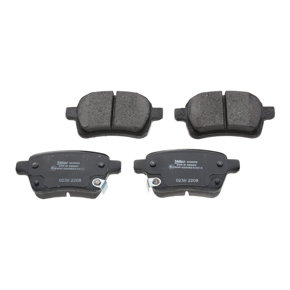 Brake Pad Set, disc brake - 302599 VALEO