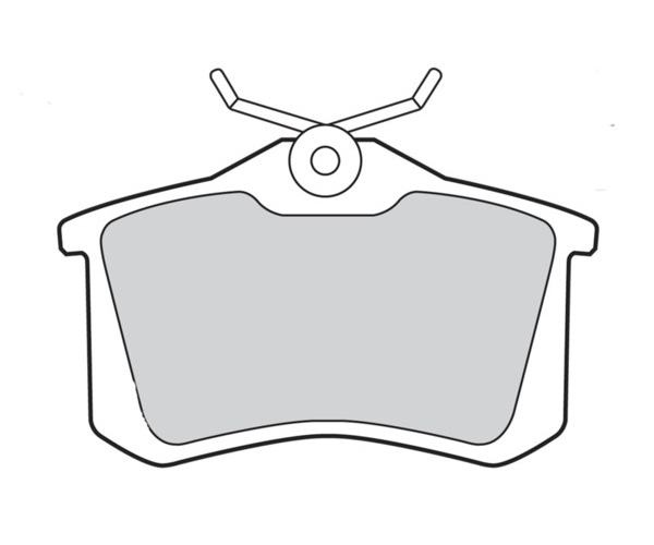 Brake Pad Set, disc brake - 598463 VALEO