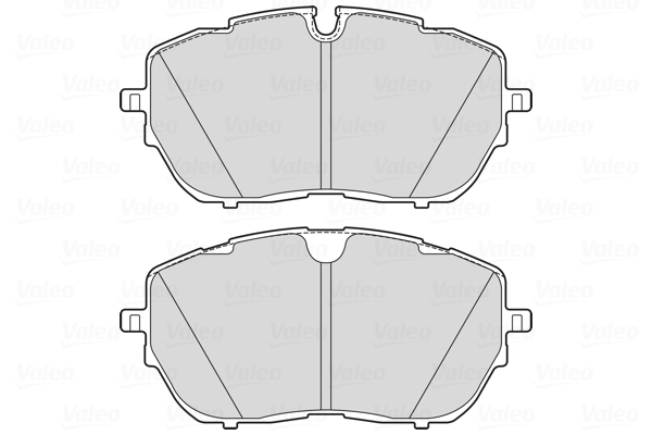 Brake Pad Set, disc brake - 302205 VALEO