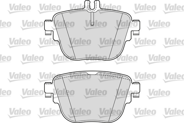 Kit pastiglie freno, Freno a disco - 302308 VALEO
