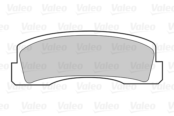 Комплект тормозных колодок, дисковый тормоз - 301389 VALEO