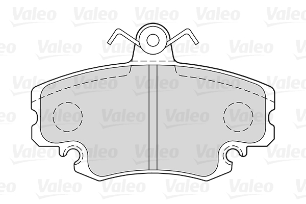 Комплект тормозных колодок, дисковый тормоз - 301002 VALEO