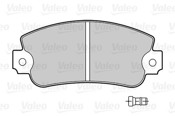 Комплект тормозных колодок, дисковый тормоз - 301091 VALEO