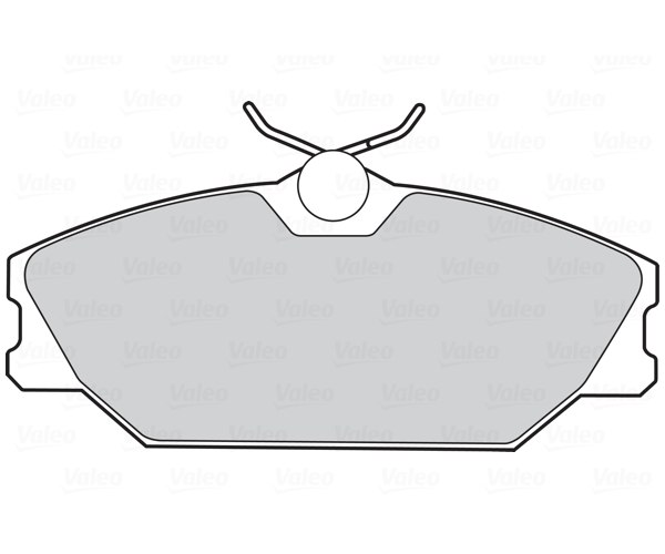 Brake Pad Set, disc brake - 301473 VALEO