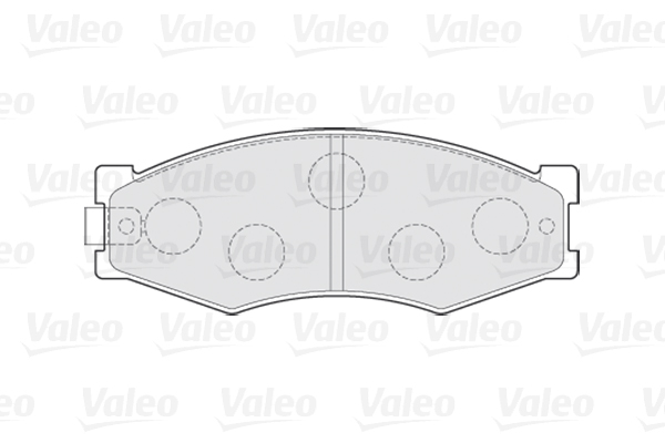 Комплект тормозных колодок, дисковый тормоз - 301123 VALEO