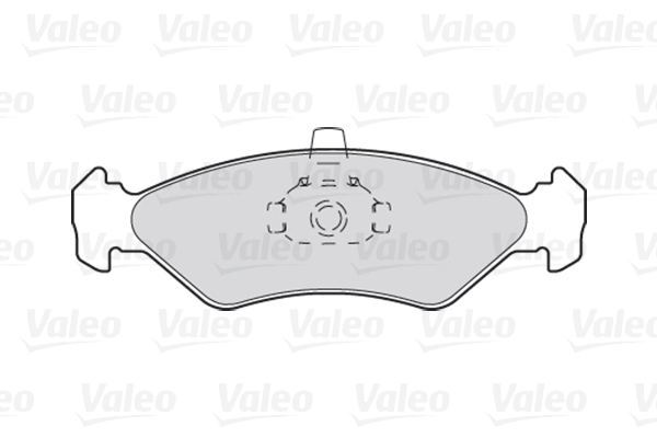 Комплект тормозных колодок, дисковый тормоз - 301043 VALEO